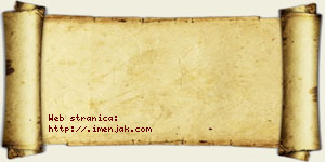 Nina Bakrač vizit kartica